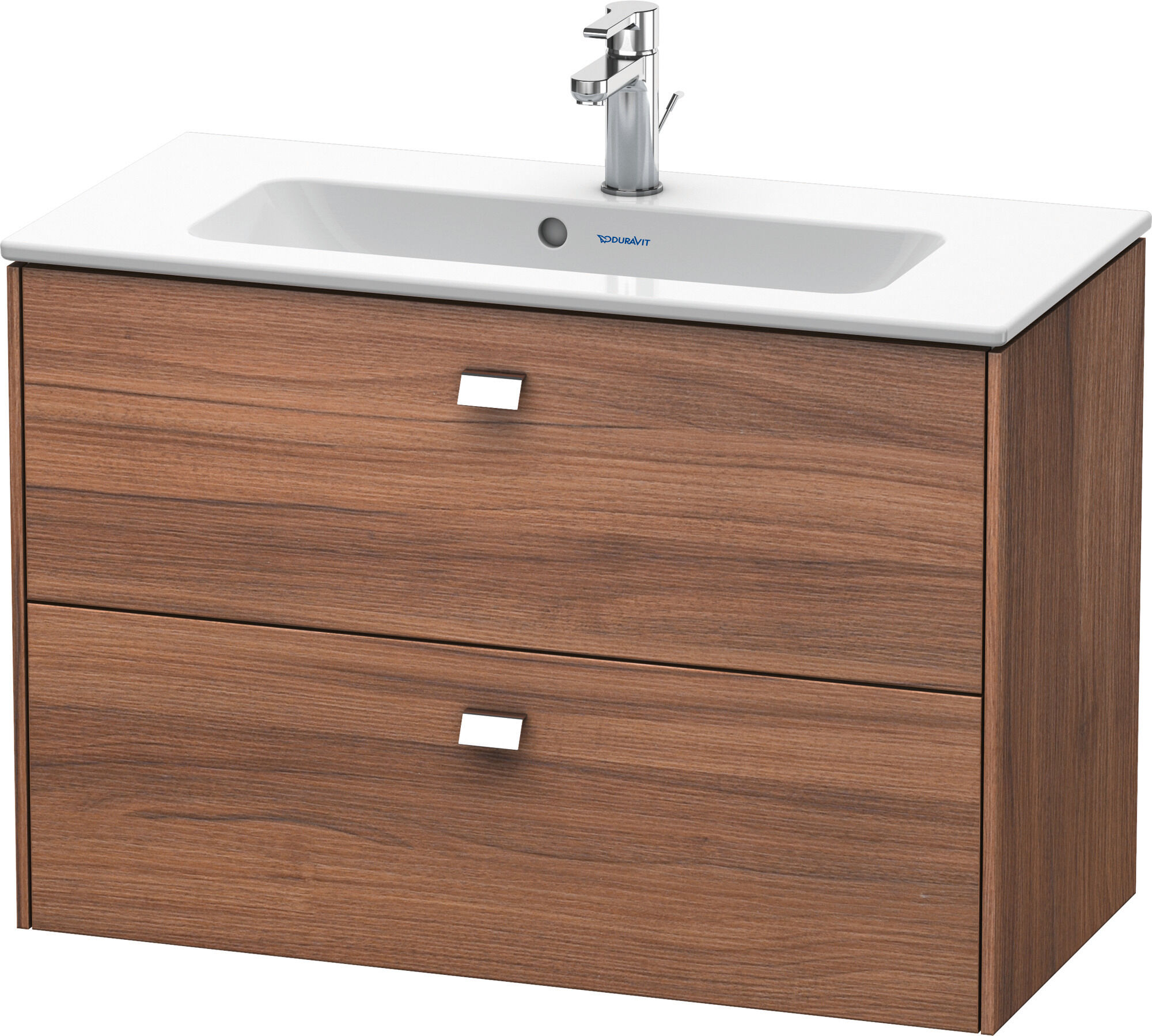Duravit Brioso BR411101079 Compact 820x553mm, Noyer Naturel / chrome, 2 ex.