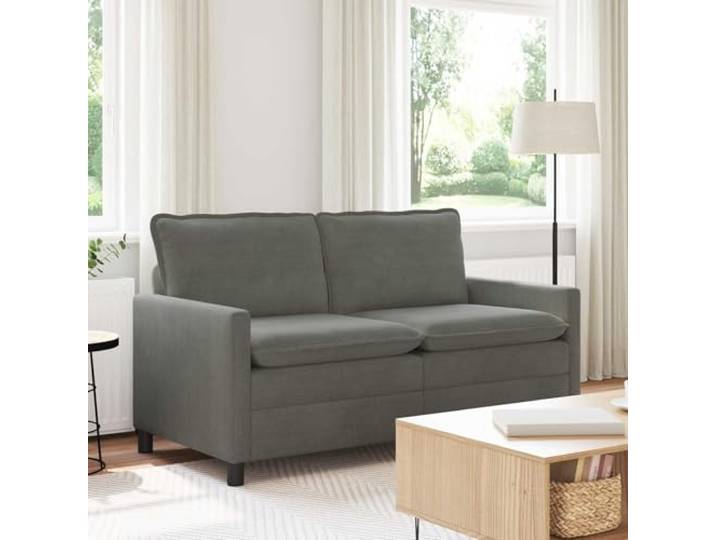 ZQQLVOO Sofa Hellgrau 156x81x87,5 cm Cord Metallrahmen, Doppellagige Kissen, Abnehmbare Bezüge, Einfache Montage