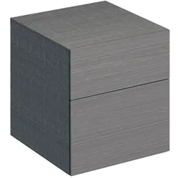 Geberit Xeno2 Seitenschrank 500504431 45x51x46,2cm, mit 2 Schubladen, strukturiert/sculturagrau