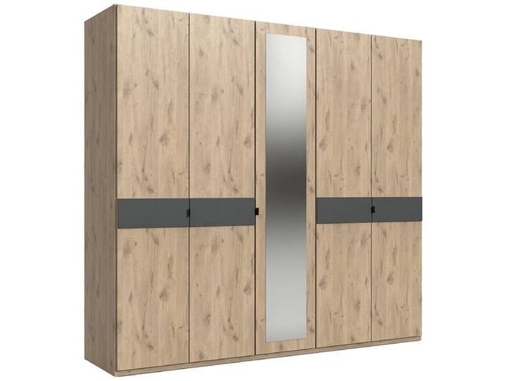 Drehtürenschrank BUDAPEST eiche 5 Türen