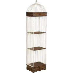 REGAL aus Holz und Metall 41x31x172 cm