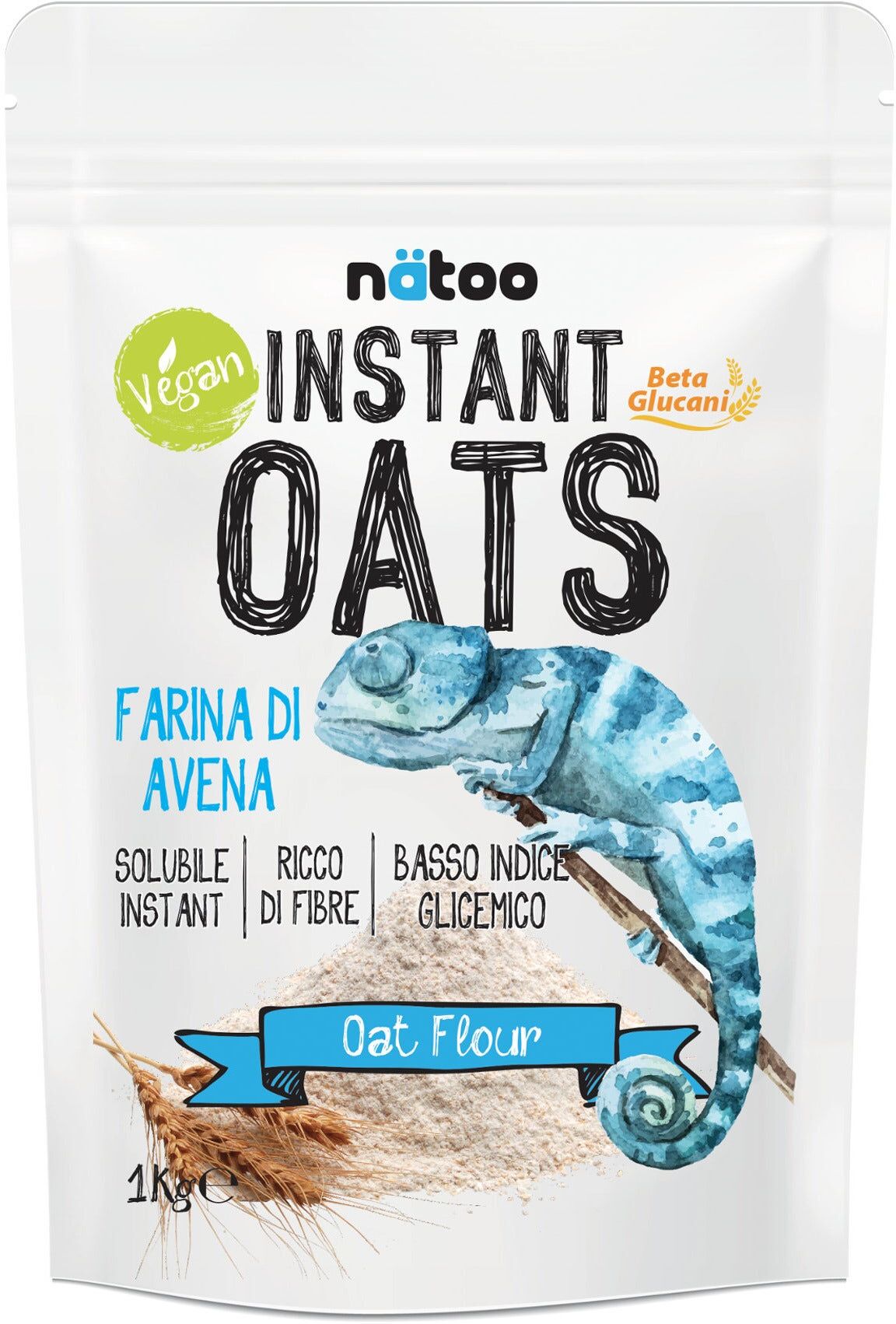 NATOO Instant Oats  1000 Grammi 