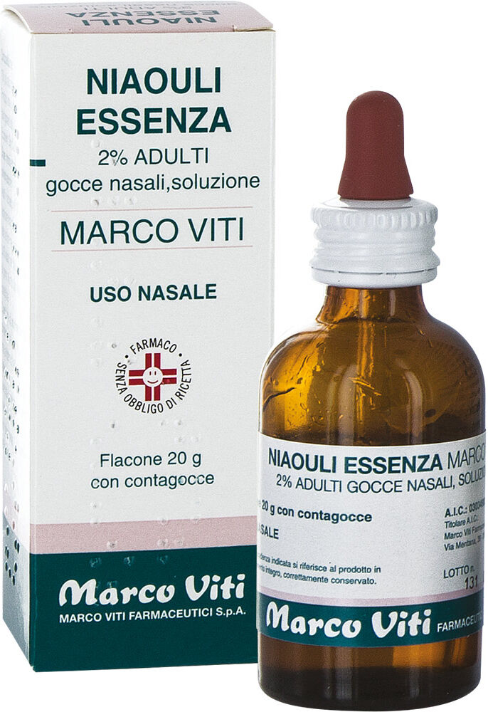 Marco Viti Farmaceutici Niaouli Essenza 2% Adulti Gocce Nasali Soluzione
