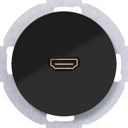 Hager Steckdose Schwarz (glänzend) WLF4380BG 1 St.