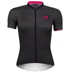 Force Points Damen Kurzarmtrikot schwarz/rosa Gr. XS