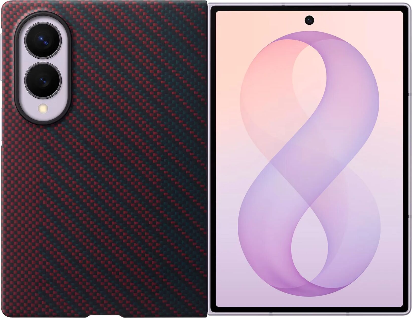 Funda Magnética De Carbono Violeta / Samsung Galaxy Z Fold8