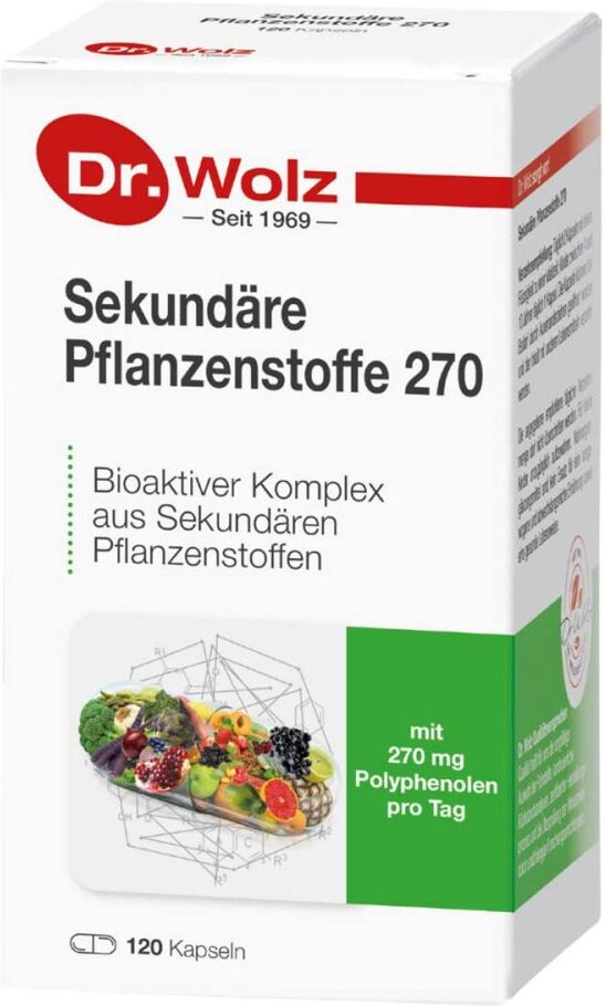 Dr. Wolz Sekundäre Pflanzenstoffe 270 Kapseln