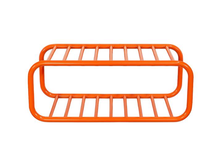 Spinder Design Schuhregal Balder Pure Orange Stahl B 72 H 28 cm - Schuhregal