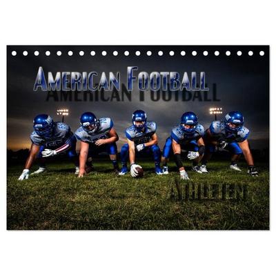 American Football - Athleten (Tischkalender 2027 DIN A5 quer), CALVENDO Monatskalender