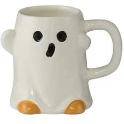 HOME STORY Tasse Geist   ¦ weiß ¦ Dolomite ¦ Maße (cm): B: 9 H: 10,5