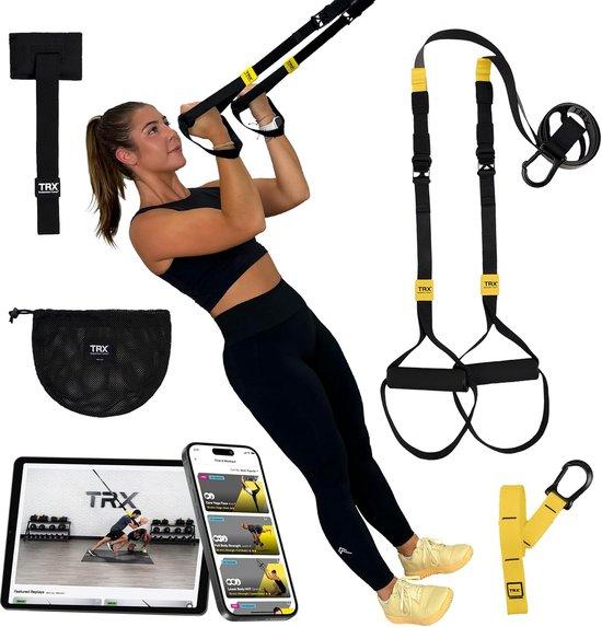 Famanu Suspension Trainer Tragbares Fitness-System - Kompakt für Zuhause und Unterwegs mit App