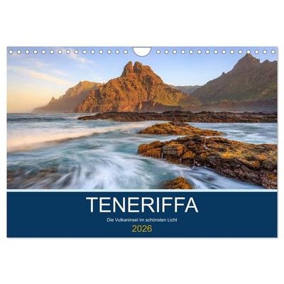 Teneriffa - Die Vulkaninsel im schönsten Licht (Wandkalender 2026 DIN A4 quer), CALVENDO Monatskalender