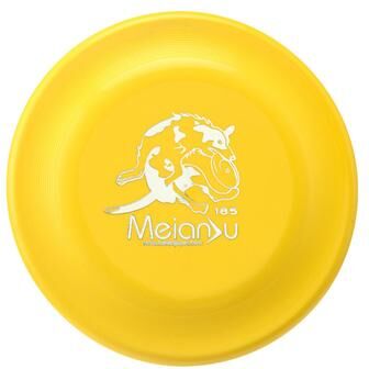 The Handy Homestead Lightweight Dog Training Disc For Obedience & Interactive Play yellow
