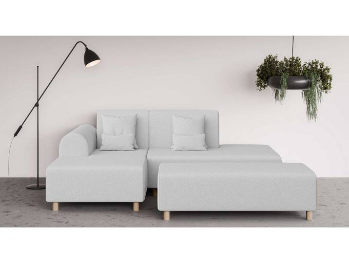 OTTO home Ecksofa Suyala, L-Form mit Hocker