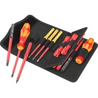 Kraftform Kompakt VDE 18 Imperial 1 Tool Finder, 18-teilig, Schraubendreher rot/gelb, inkl. 2 Steckgriffe, VDE-Wechselklingen