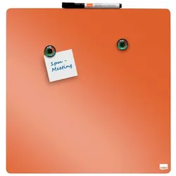 Nobo Magnettafel beschreibbar 36,0 x 36,0 cm orange orange
