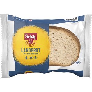 Schär Brot Landbrot mit Buchweizen, gluten- & lakosefrei & vegan, geschnitten, 275 g