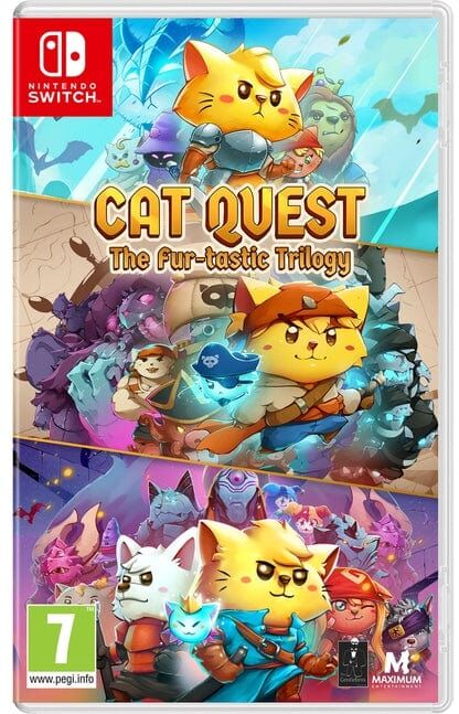 MAXIMUM ENTERTAINMENT UK LTD Cat Quest: The Fur-tastic Trilogy Nintendo Switch (Game Cartridge) Action Game