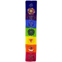 Chakra Drop Banner - Rainbow 183x35cm