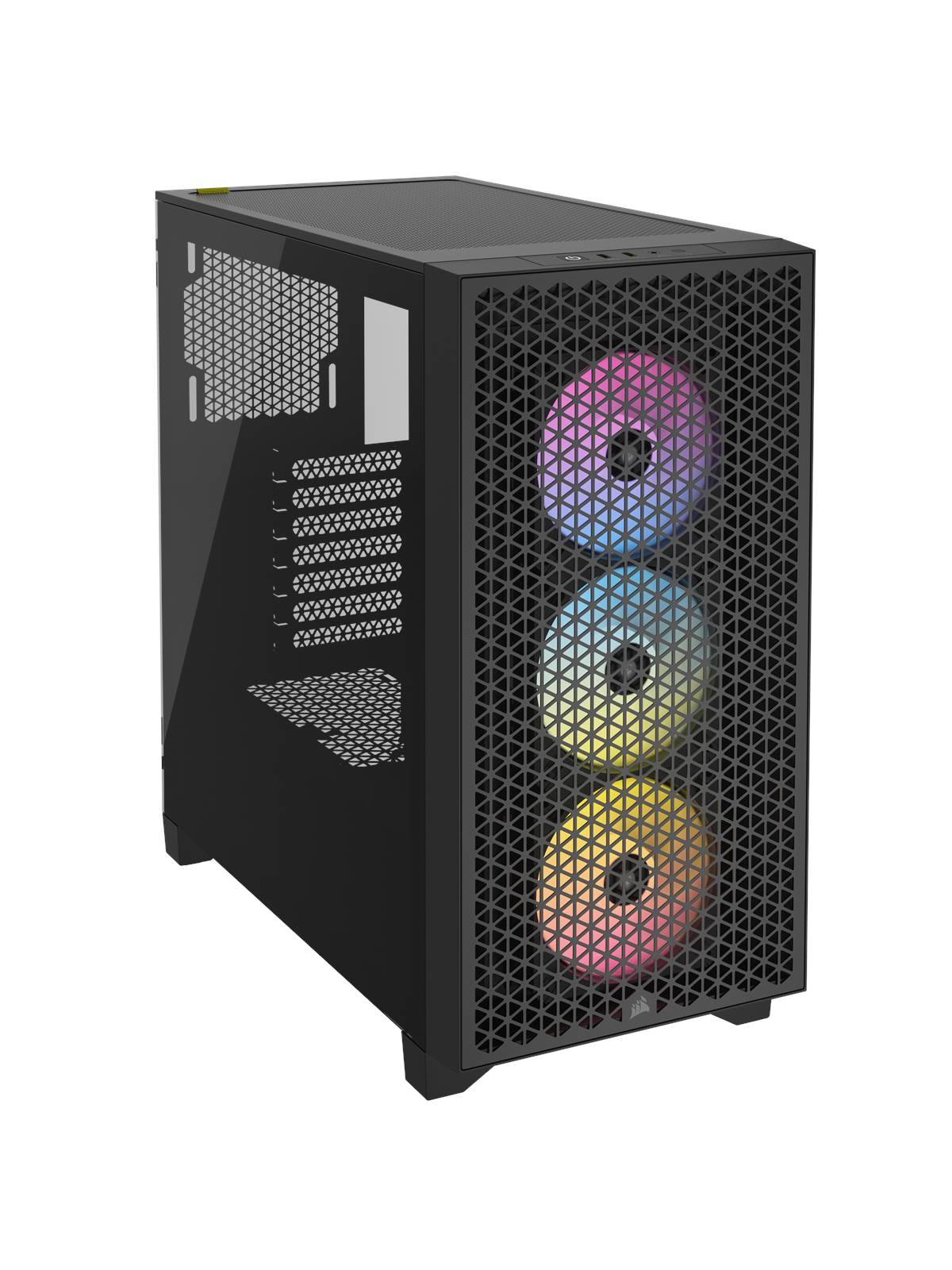 Corsair 3000D RGB AIRFLOW TG - Black - Gehäuse - Miditower - Schwarz