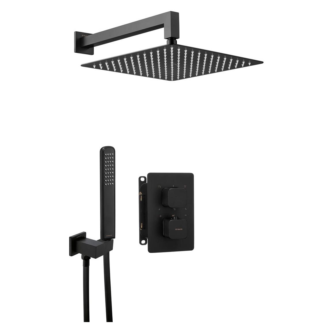 Deante Unterputz-Duschgarnitur mit thermostatischer BOX (BXYZNECT)
