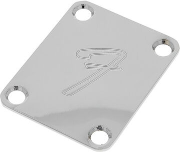 "Fender Neck Plate 4 (big ""F"") "