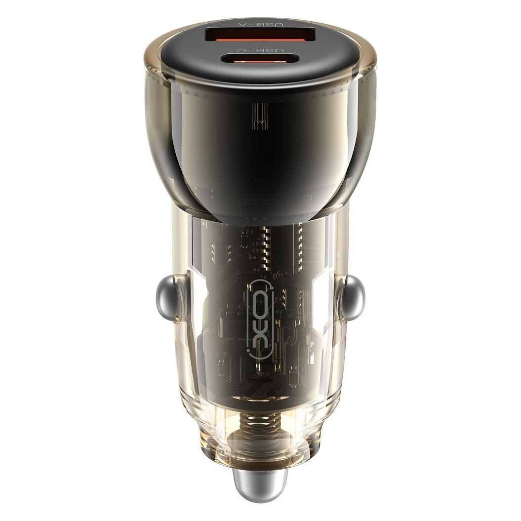 xO Kfz-Ladegerät CC60 60W 1x USB 1x USB-C blau (CC60)
