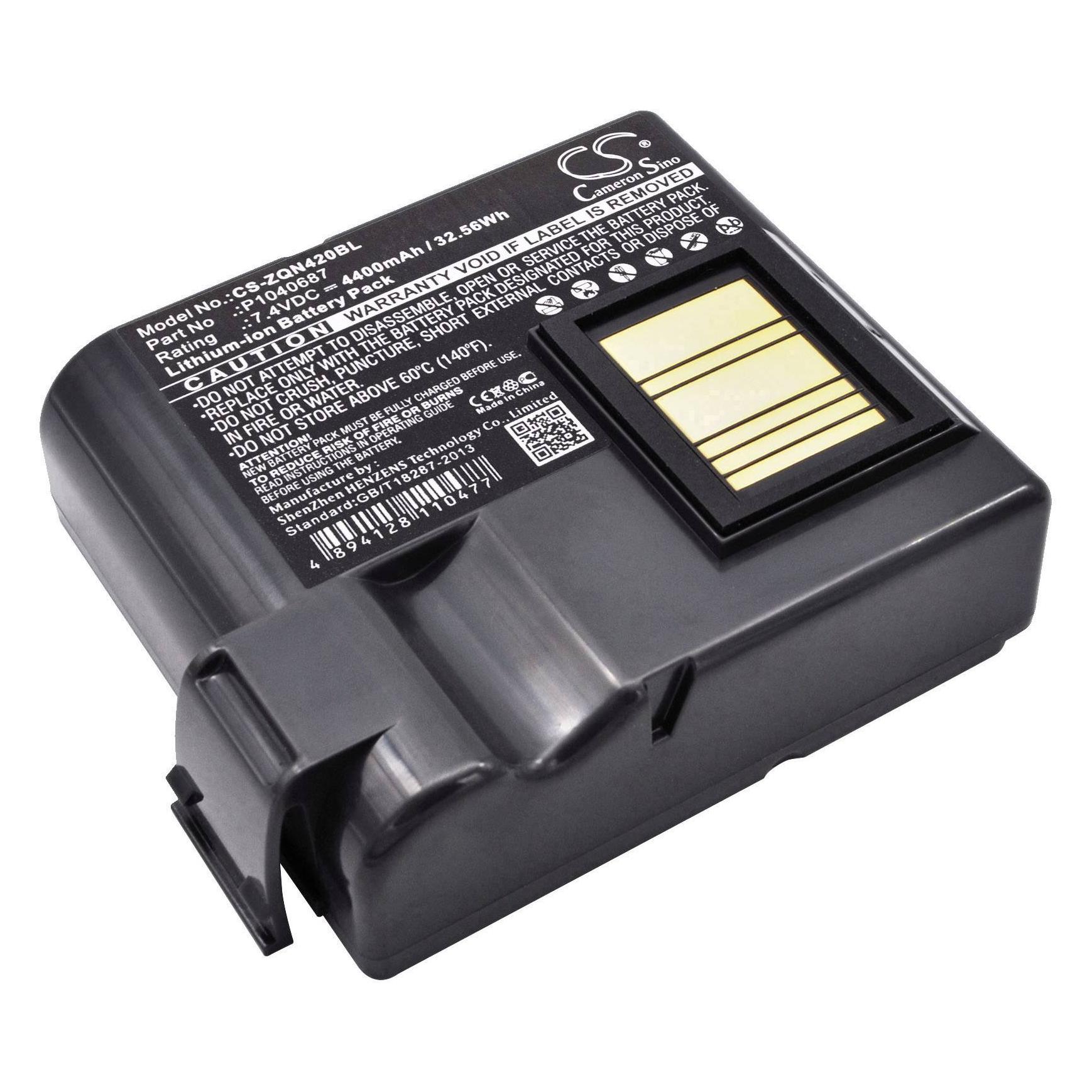 Beltrona Drucker-Akku 7.4 V 4400 mAh ersetzt Original-Akku P1040687, P1050667-016 BELZQN420BL (BELZQN420BL)