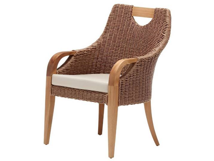 JVmoebel Esszimmerstuhl Stuhl Modern Stuhl Premium Stuhl Terrassenmöbel Terrasse Stuhl Braun, Made in Europa