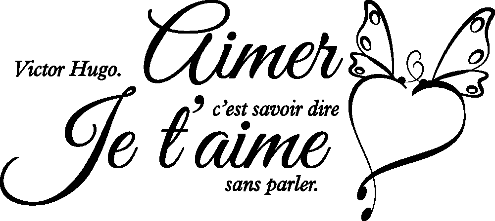 Ambiance-sticker Sticker Aimer Victor Hugo