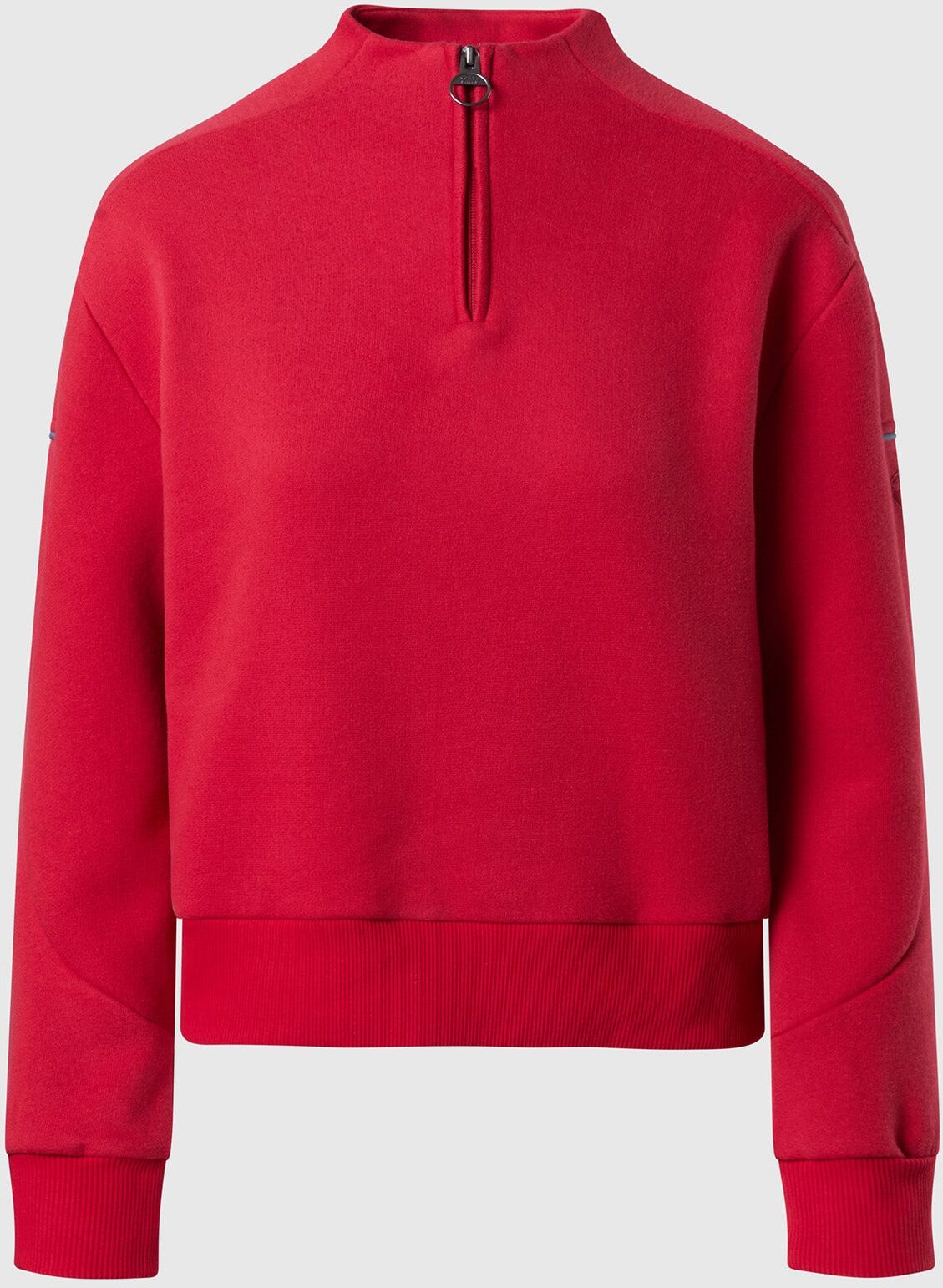 North Sails Sweatshirt mit kurzem Reißverschluss aus Winter-Fleece Scarlet S