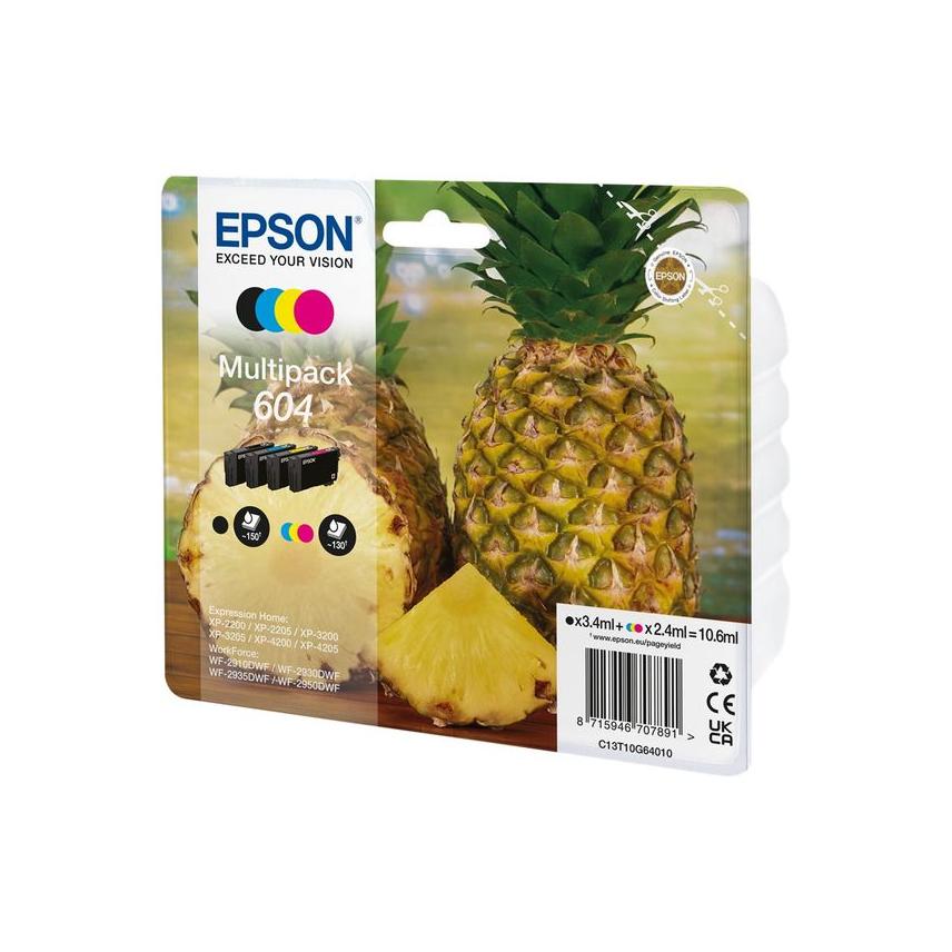 Epson 604 Multipack (BK, C, M, Y) (C13T10G64010)