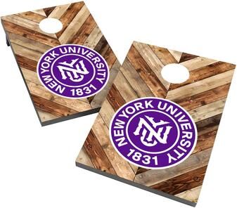 Skip's Garage New York University Violets 2x4 Cornhole Bag Toss Game