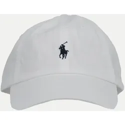 Cap mit Logo-Stickerei Weiß