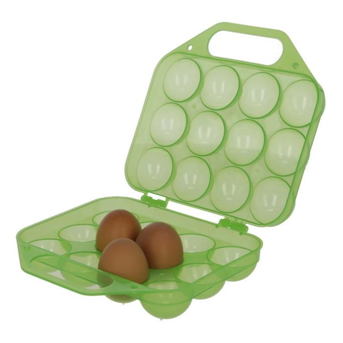 Kerbl Eier Aufbewahrung aus Kunststoff für 12 Eier grün" (3.38 l) (73145)