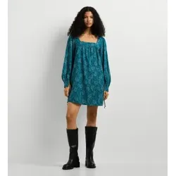 Pepe Jeans für Damen. PL9537902 Kleid Gemma grün (L), Lässig, Baumwolle, Langarm