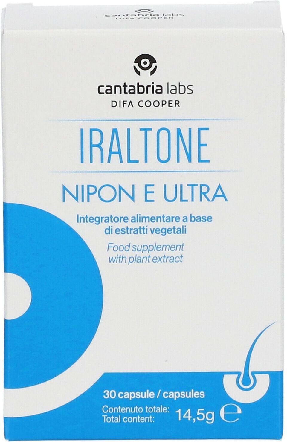 DIFA COOPER SpA Cantabria Labs, Iraltone Nipon e Ultra, 30 Capsule