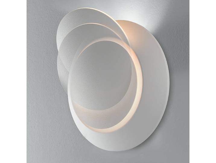 Applique murale LED Twilight Ø 16cm Blanc Matériau : Métal Surface en métal : Laqué Type de métal : Aluminium LED Module LED