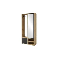 Garderobe  Dingo , holzfarben , Maße (cm): B: 90 H: 190