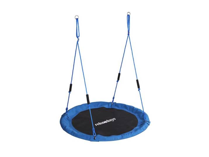 Relaxdays Nestschaukel Kinder Schaumstoffgriffe