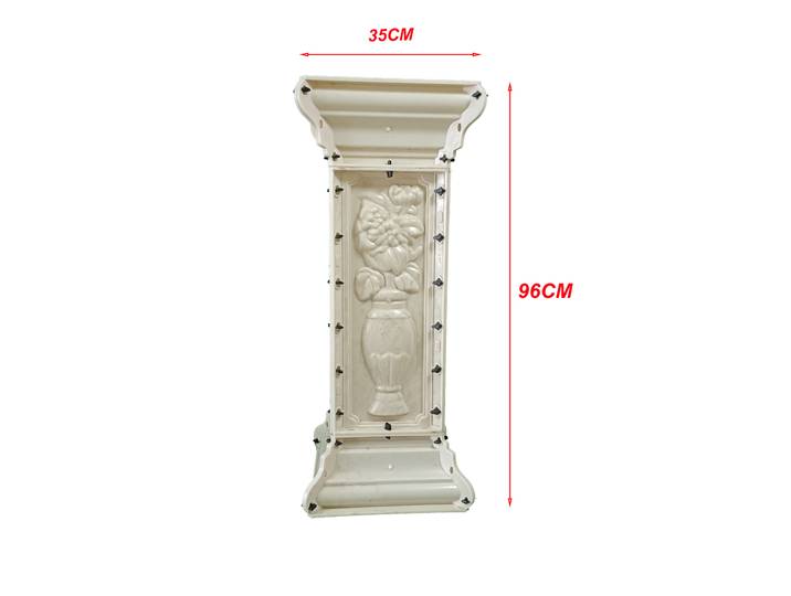 Moules en plastique 96*22cm pour piédestal en béton, balustre, pilier latéral, Reazone ABS de haute qualité