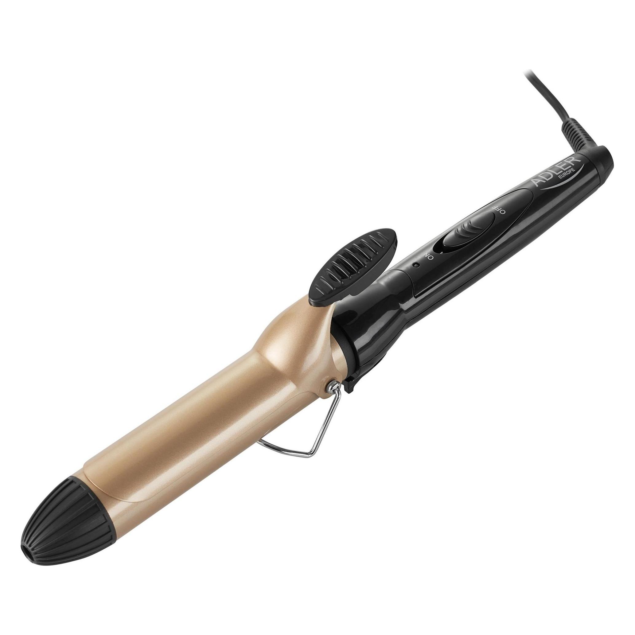 Adler Hair Curler AD 2112 Ceramic heating system, 55 W, Black (AD 2112)