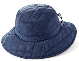 Women's Quilted Bucket Hat by Accessories For All in Navy