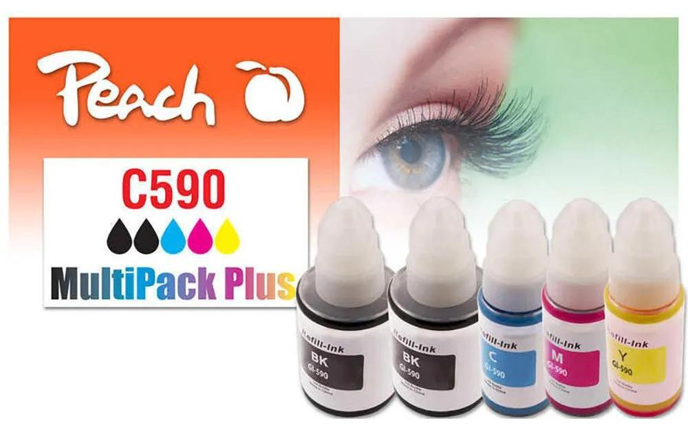 Peach PI100-441 Patroon Canon CISS GI-590 MultiPack Plus