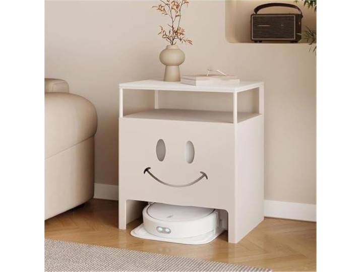 Metall-Over-Roboter-Aufbewahrungsregal mit Rollen, Beistelltisch, Schrank For Wohnzimmer, Küche, Büro, Arbeitszimmer(50x40x75cm)