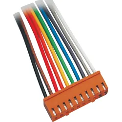 PS 25/8O - PS-Oberteil, 8-pol, mit Kabel 25cm