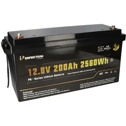 Perfektium LiFePO4 12.8V 200Ah Smart Bluetooth BMS mit Heizung