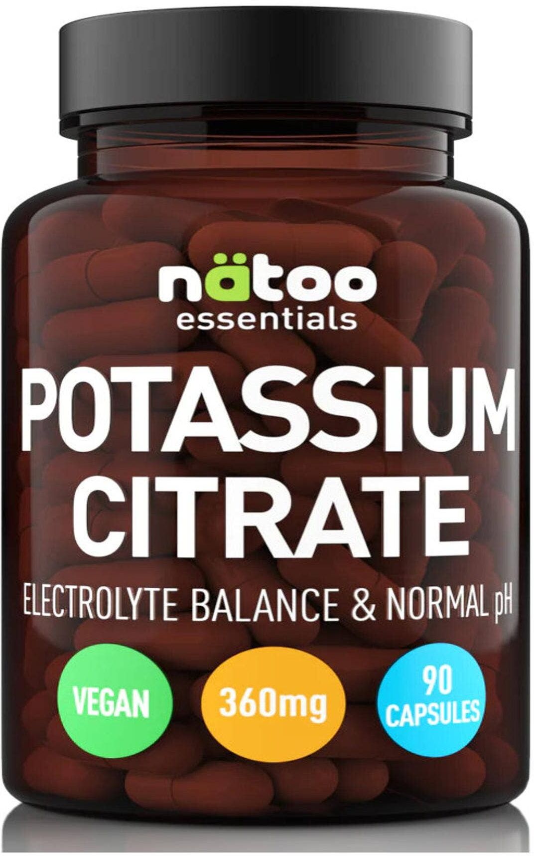 NATOO Essentials - Potassium Citrate 360 Mg 90 Capsule 