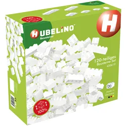 Hubelino Kugelbahn Zubehör Weiße Bausteine Set 120-tlg., weiss