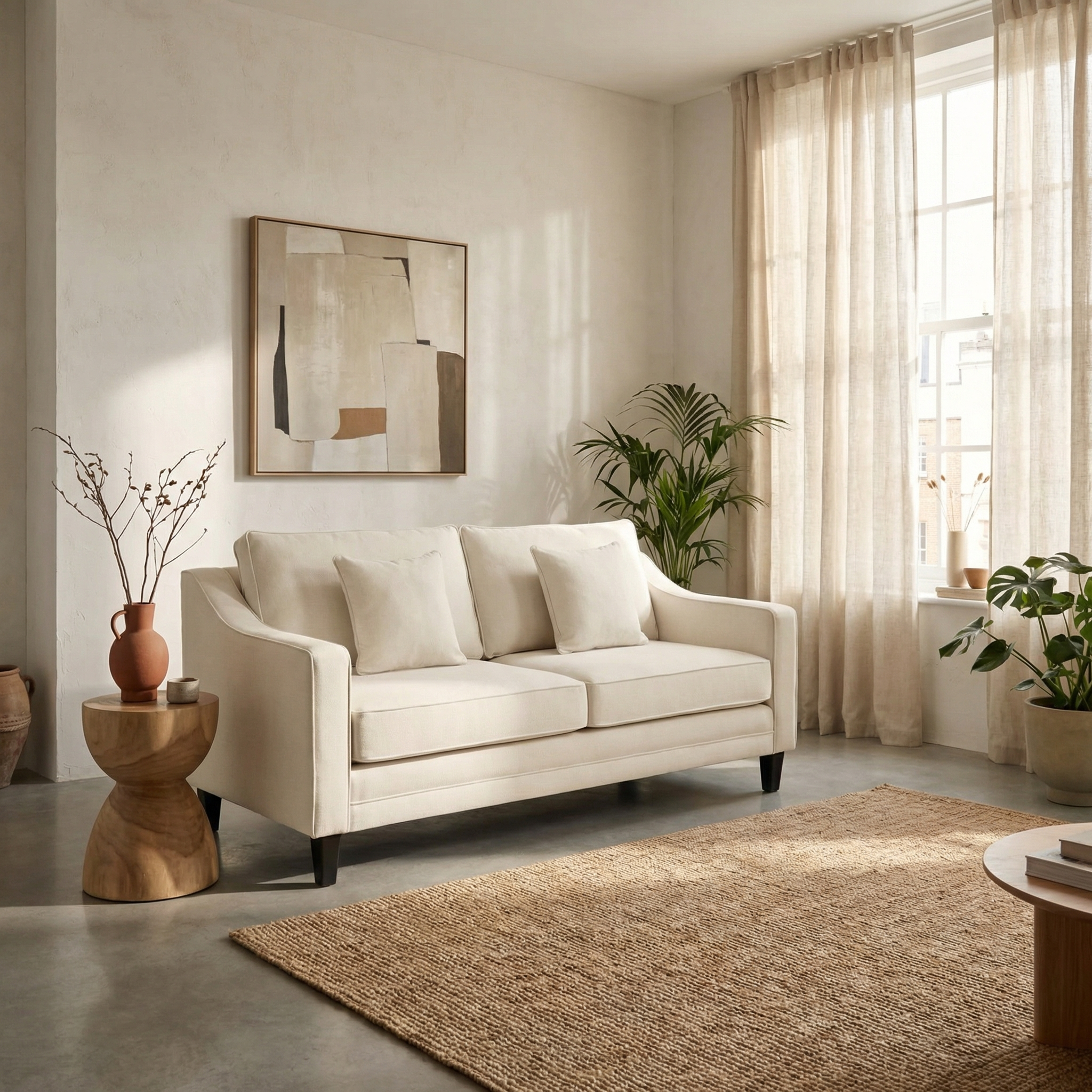 Sofa Style Wiltshire 2 Seat Sofa in Ivory